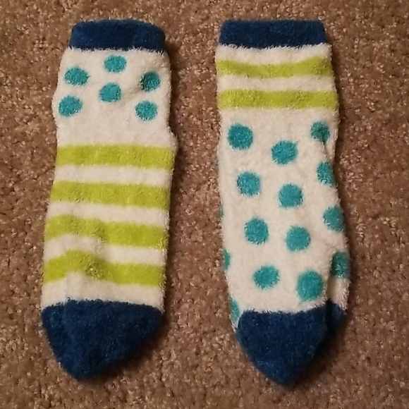 Accessories | Fuzzy Socks With Clear Grips On The Bottom Nwot | Poshmark